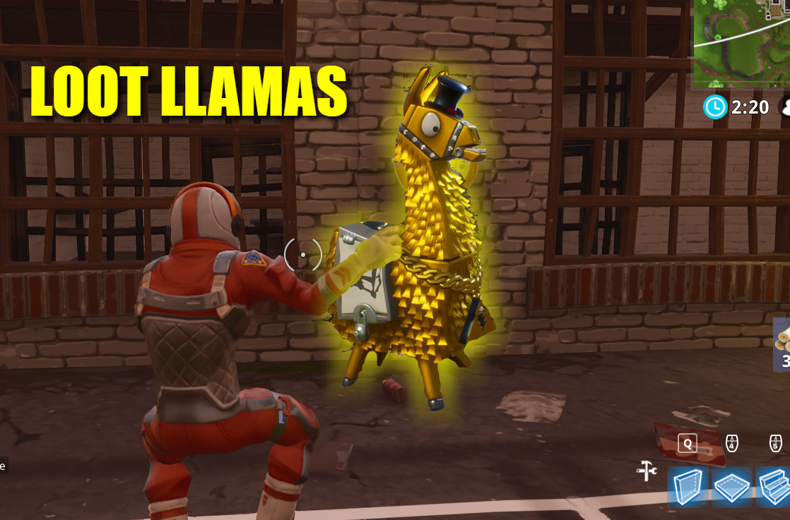 fortnite hints at lootable llamas in game - fortnite loot llama png