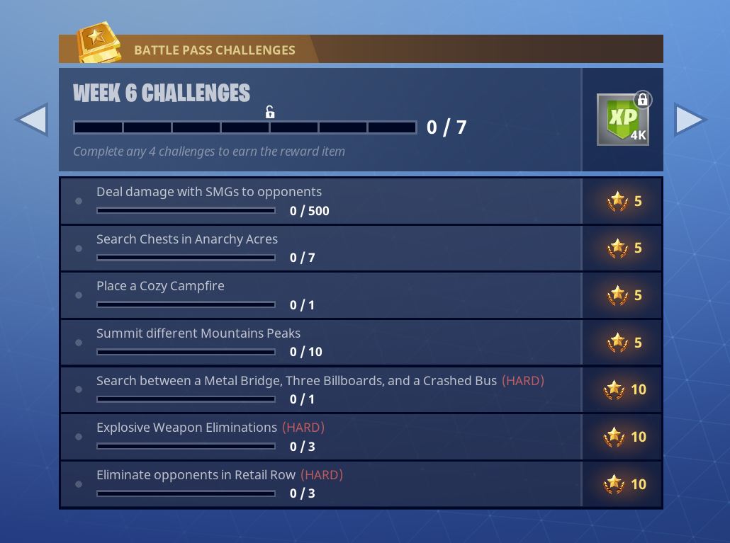 Week 6 Challenges for Fortnite BR | Gaming Editorial - 1030 x 767 jpeg 88kB