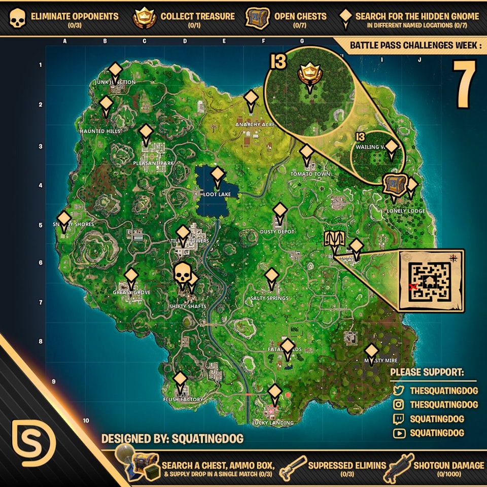 now to make it easier to do check out the cheat sheet to help complete your quests - how to make a fortnite cheat